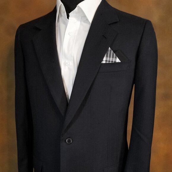 NEW - Contrasting Color 100% Cotton Pre-Folded Pocket Square Handkerchief Insert - Picture 2 of 6